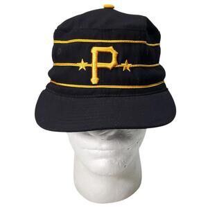 Pittsburgh Pirates American Needle 1977 Fitted Hat Size 7 1/8 Cooperstown Black